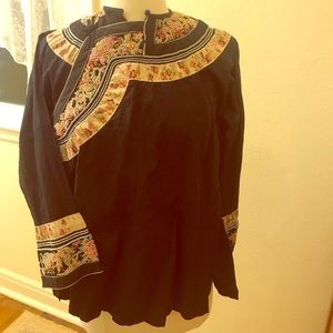 Vintage hand sewn Chinese top